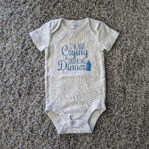 Baby boys graphic onesie